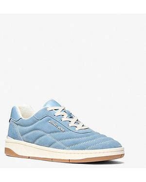 Pia Quilted Suede Trainer 